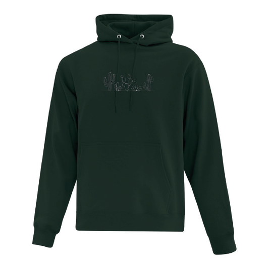 Sweat à capuche Cactus brodé