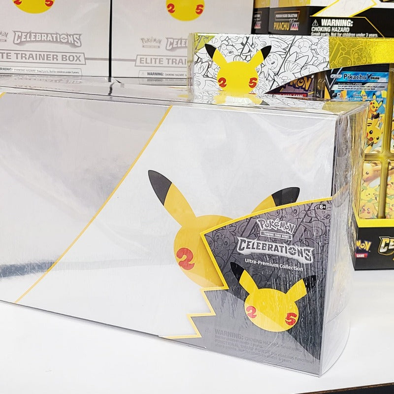 Boîte de Collection Pokémon Célébrations Ultra Premium EVORETRO PET Protector 0.45MM - Lot de 1