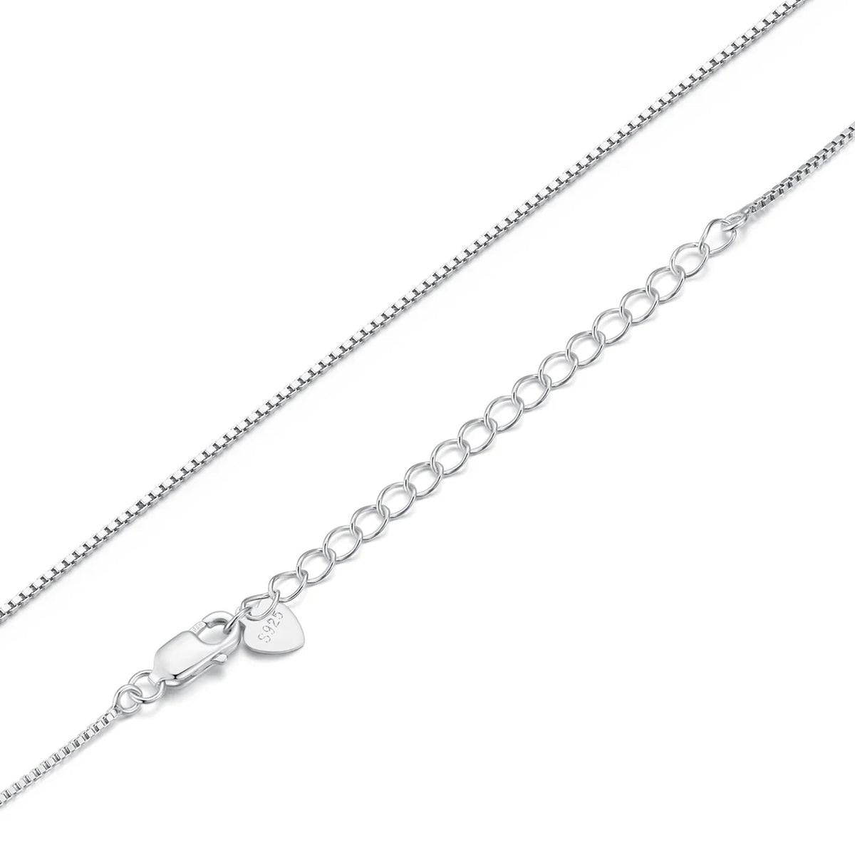 Timeless Elegance: 925 Sterling Silver Adjustable Necklace Chain For Women