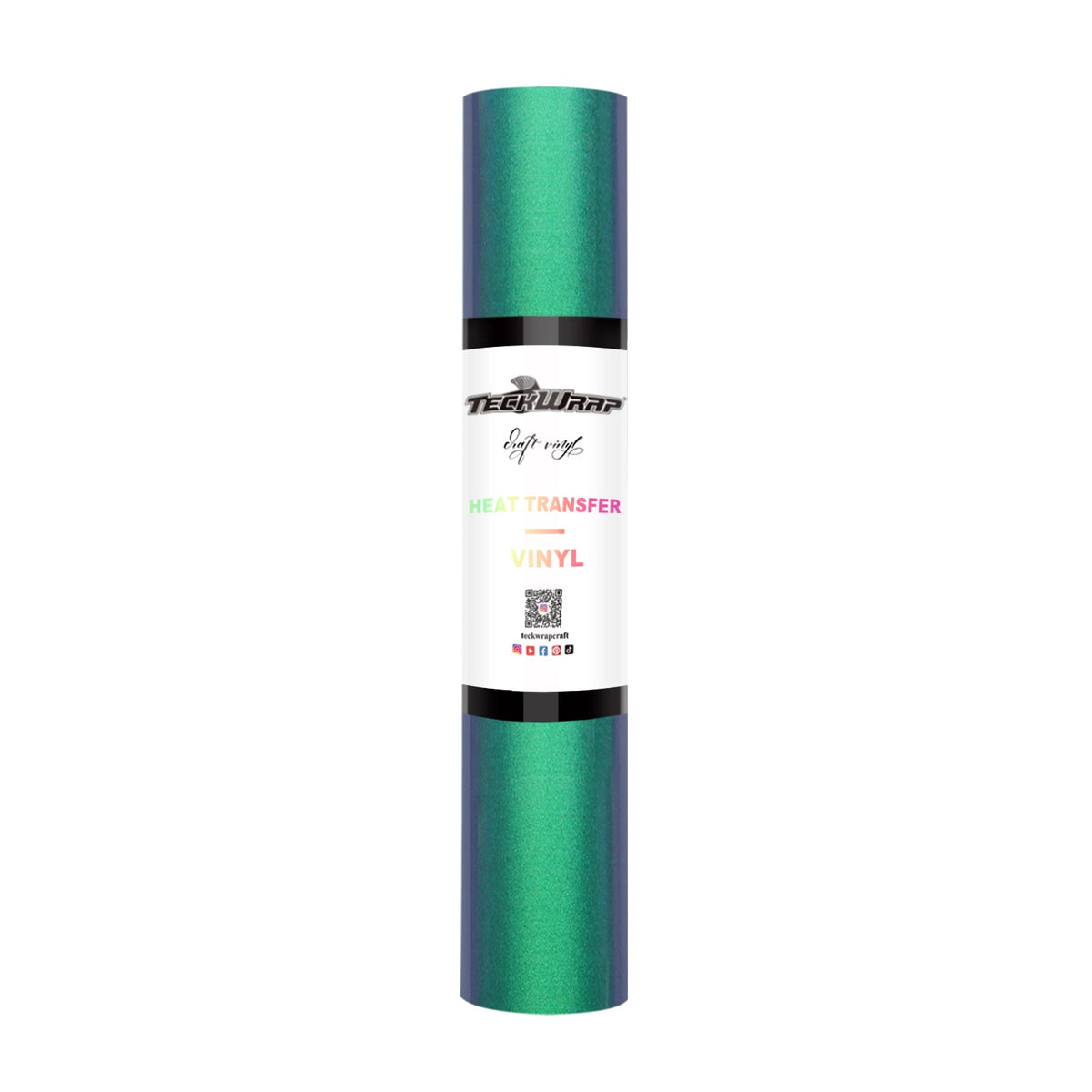Teckwrap Chameleon HTV - Charm Pourpre Vert | HTV Changeant de Couleur pour Mode DIY