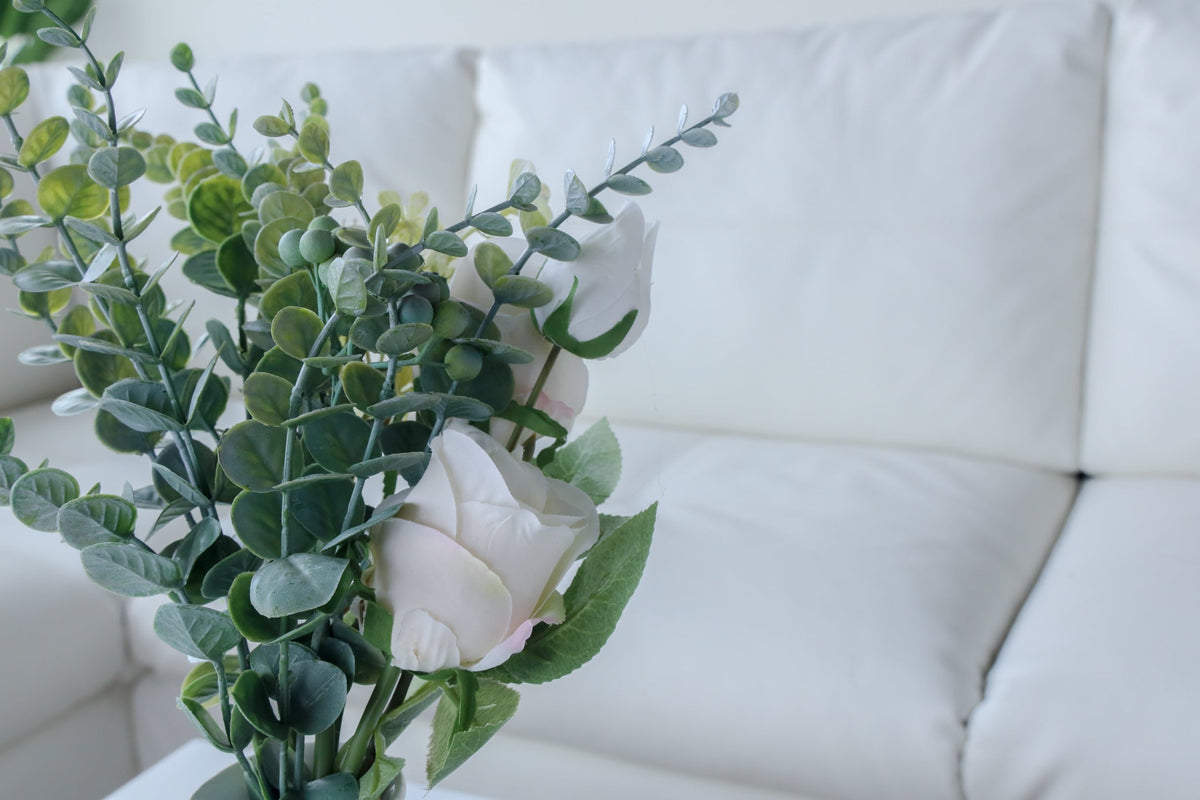 Bouquet de fleurs artificielles Lazar 18''x7''