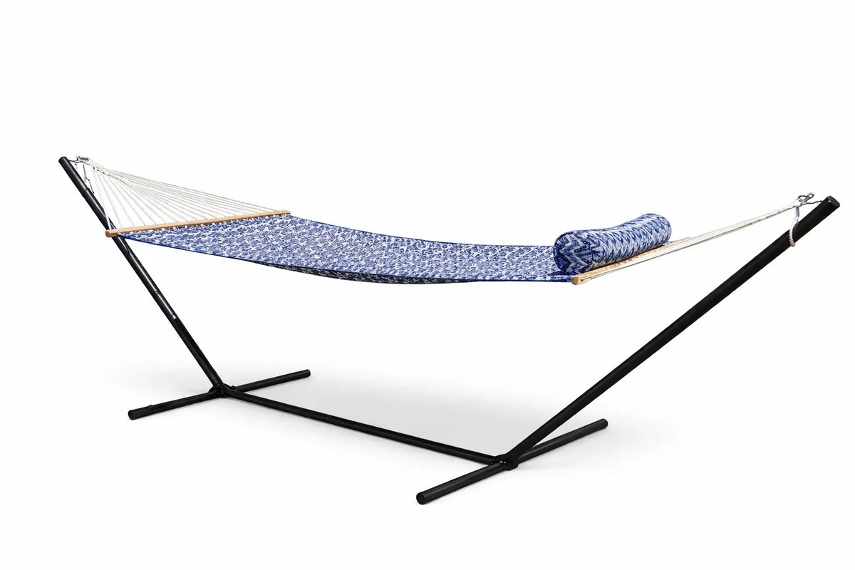Hamac matelassé de luxe avec support à 3 pieds