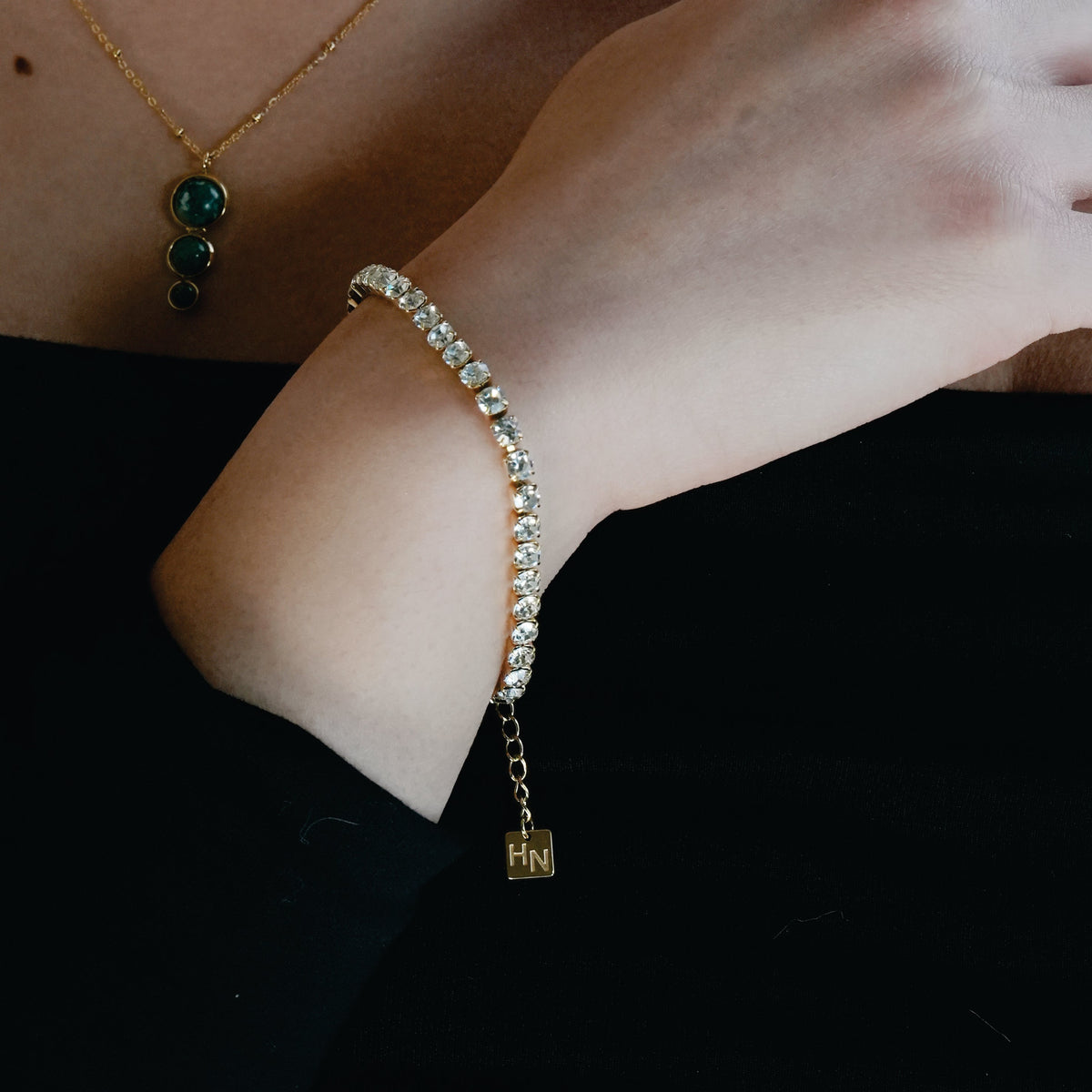 RITMO Gold: Classic Tennis Bracelet – Timeless Elegance for Every Occasion