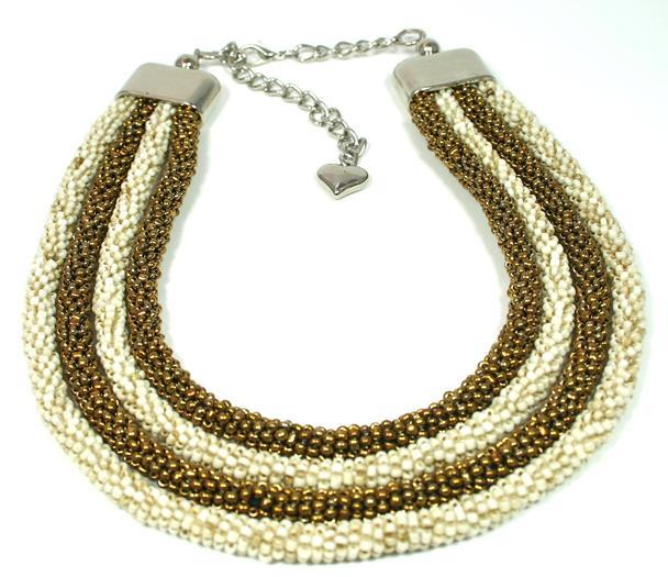 Four Strand Collar Necklace