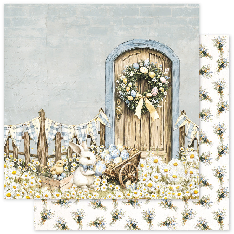 Collection de papier de Pâques rustique 30x30 cm 34164