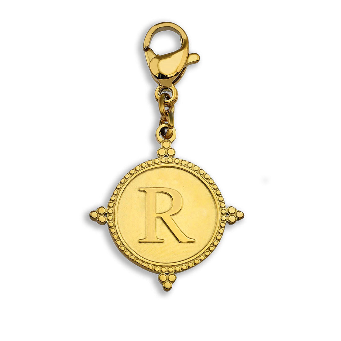 Gold Ornate Alphabet Letter Charms (A–Z) for Necklaces & Bracelets