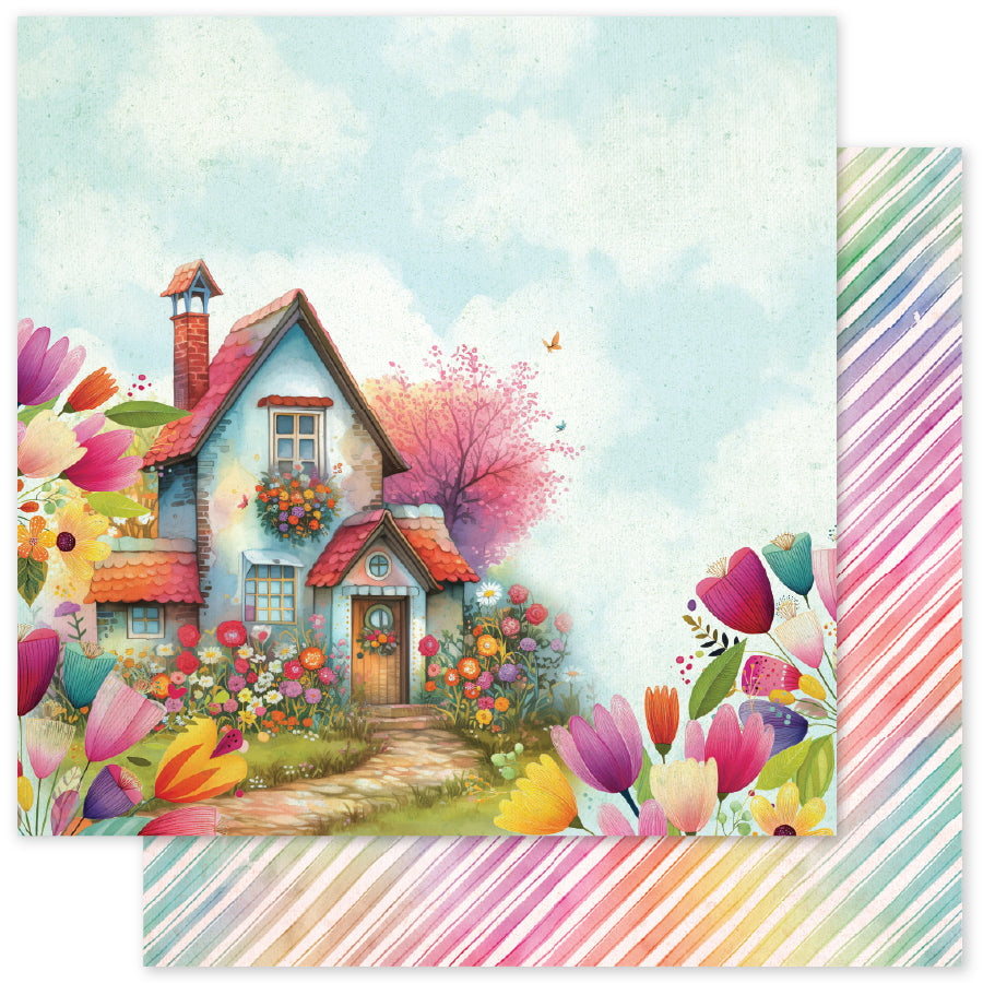 Rainbow Village Basics 12x12 Paper Collection 35322