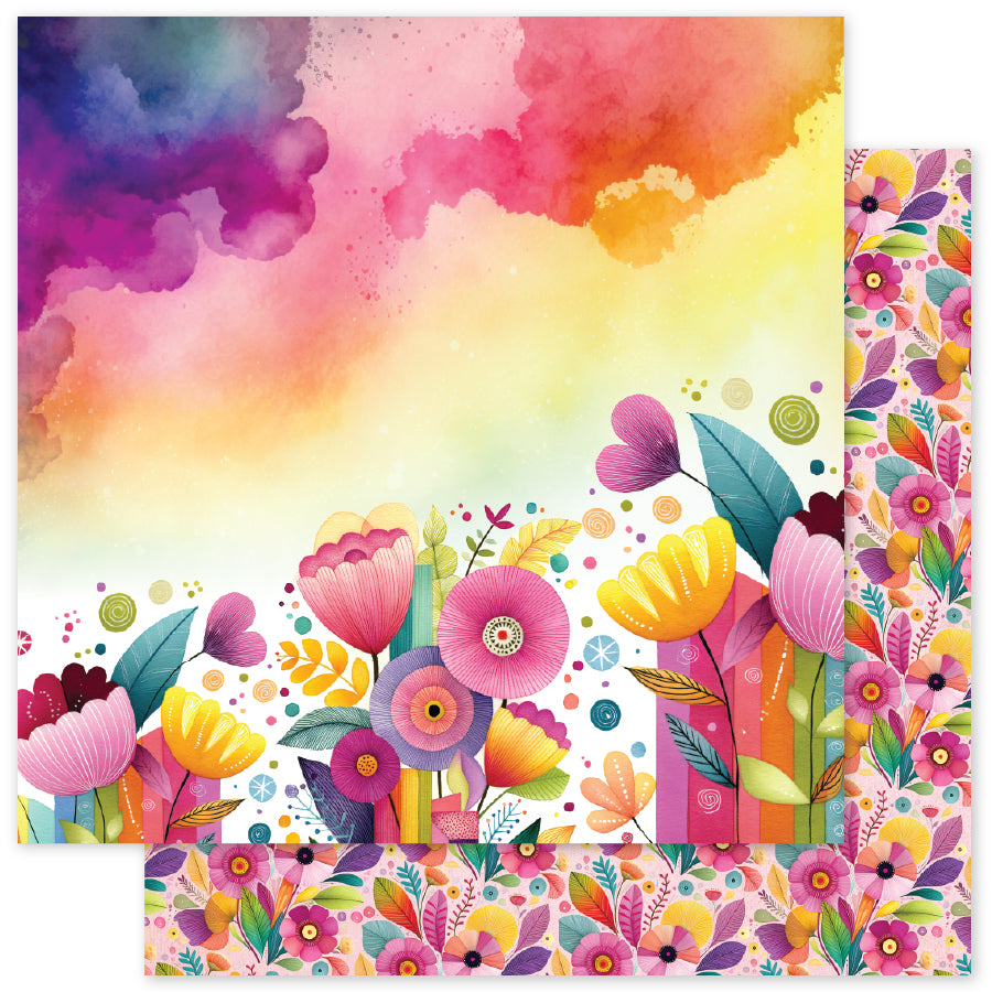Rainbow Village Basics 12x12 Paper Collection 35322