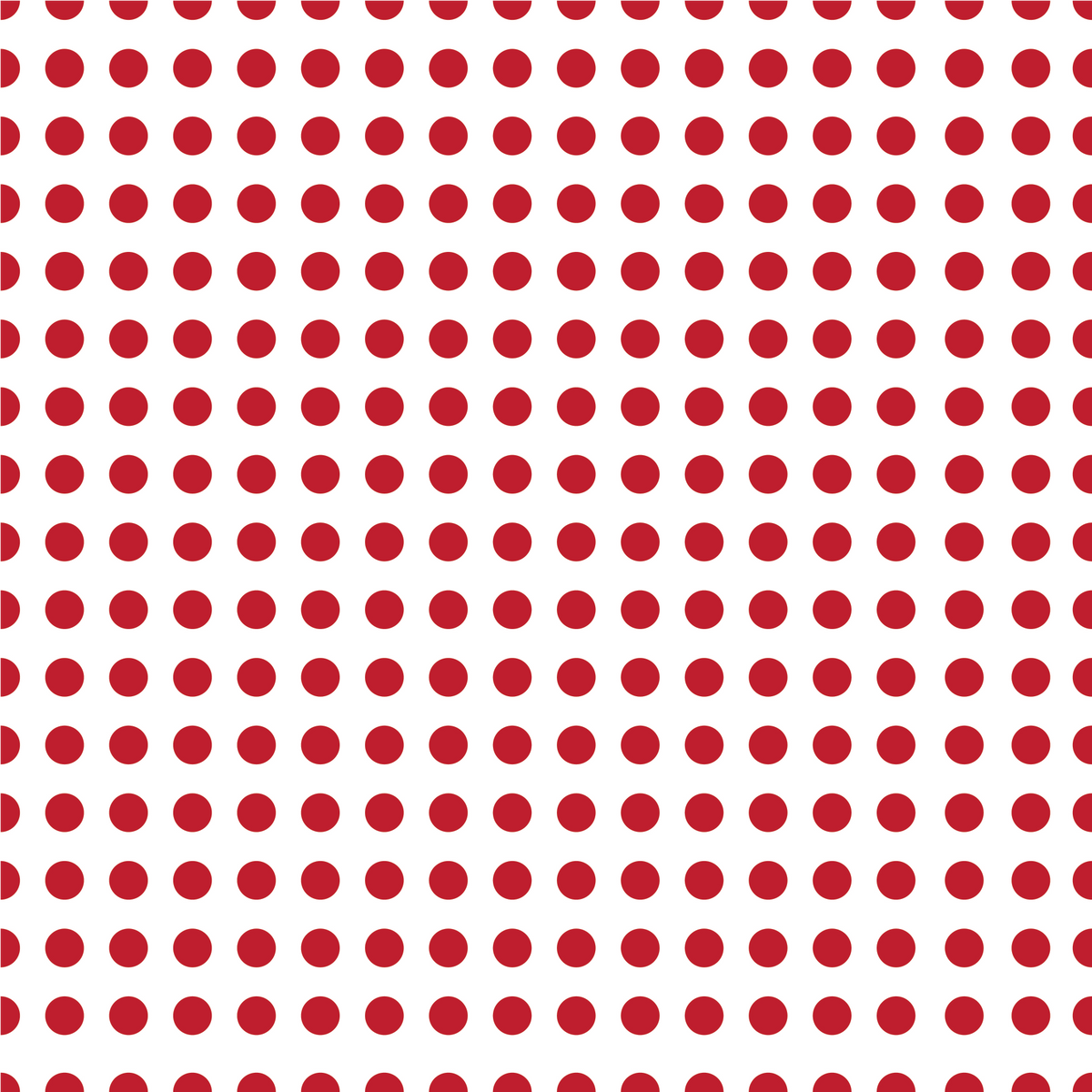 Craft HTV  Red Polka Dots Pattern