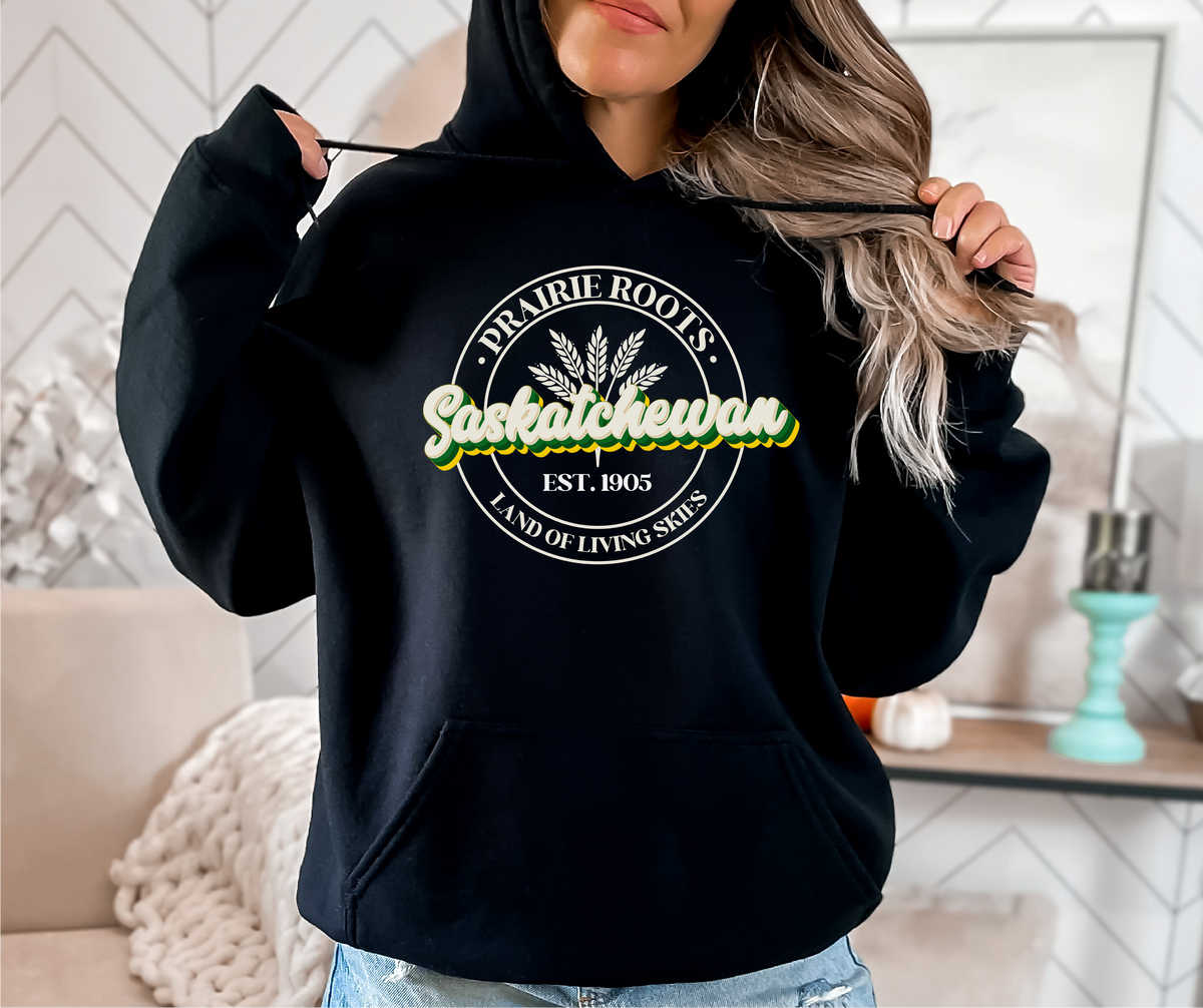Retro Saskatchewan Hoodie | Saskatchewan Apparel