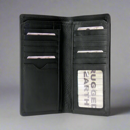 Portefeuille haut en cuir pour hommes Rugged Earth