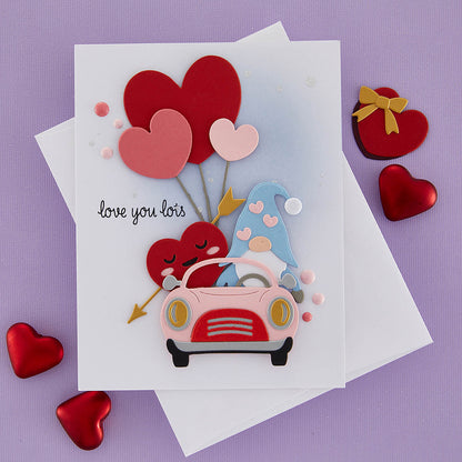 Matrice de découpe Gnome Drive Hearts for You de la collection Gnome Drive