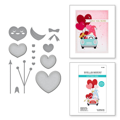 Matrice de découpe Gnome Drive Hearts for You de la collection Gnome Drive
