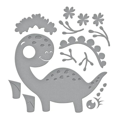 Matrices de découpe Dinosaure Anniversaire de la collection Monster Birthday