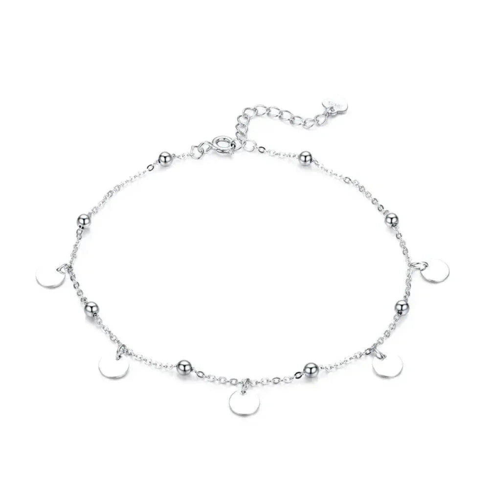 La chevillère moderne géométrique en argent sterling 925