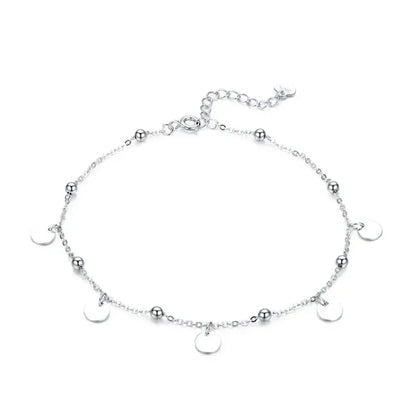 La chevillère moderne géométrique en argent sterling 925