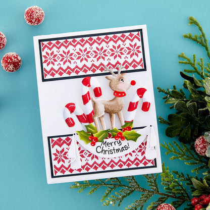 Matrices de découpe Santa Hugs de la collection Holiday Hugs par Stampendous