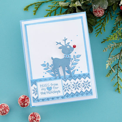 Matrices de découpe Santa Hugs de la collection Holiday Hugs par Stampendous