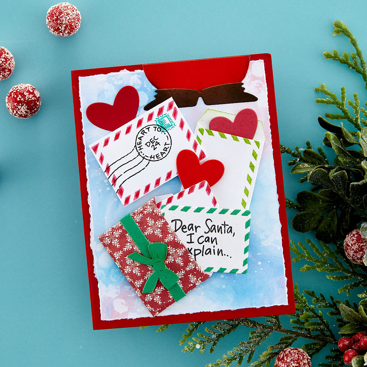 Matrices de découpe Santa Hugs de la collection Holiday Hugs par Stampendous