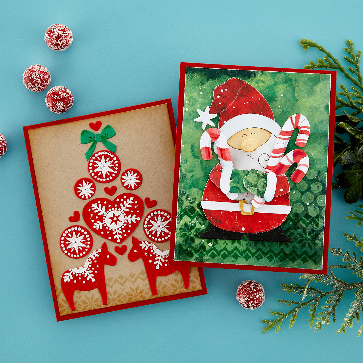Matrices de découpe Santa Hugs de la collection Holiday Hugs par Stampendous