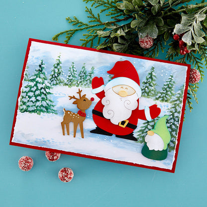 Matrices de découpe Santa Hugs de la collection Holiday Hugs par Stampendous