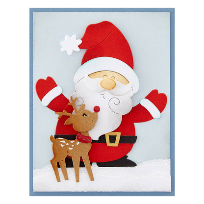 Matrices de découpe Santa Hugs de la collection Holiday Hugs par Stampendous