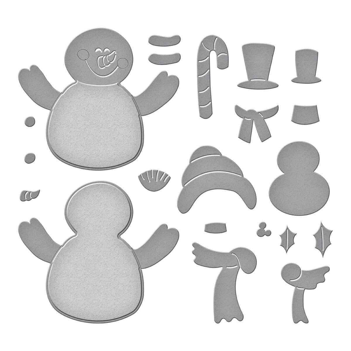 Matrices de découpe Bonhomme de Neige Câlins de la collection Holiday Hugs par Stampendous