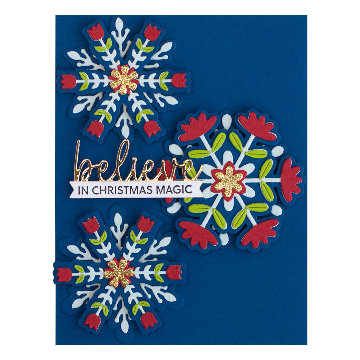 Matrices de découpe Flocons de neige délicats de la collection Bibi's Snowflakes par Bibi Cameron