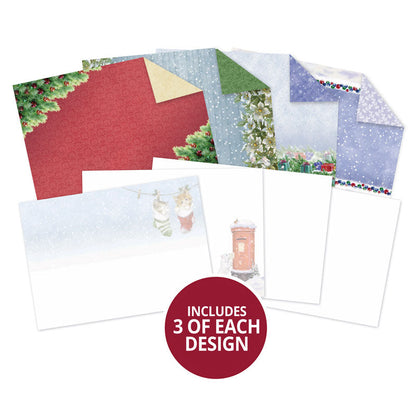 Feuilles et papiers de luxe Santa Paws