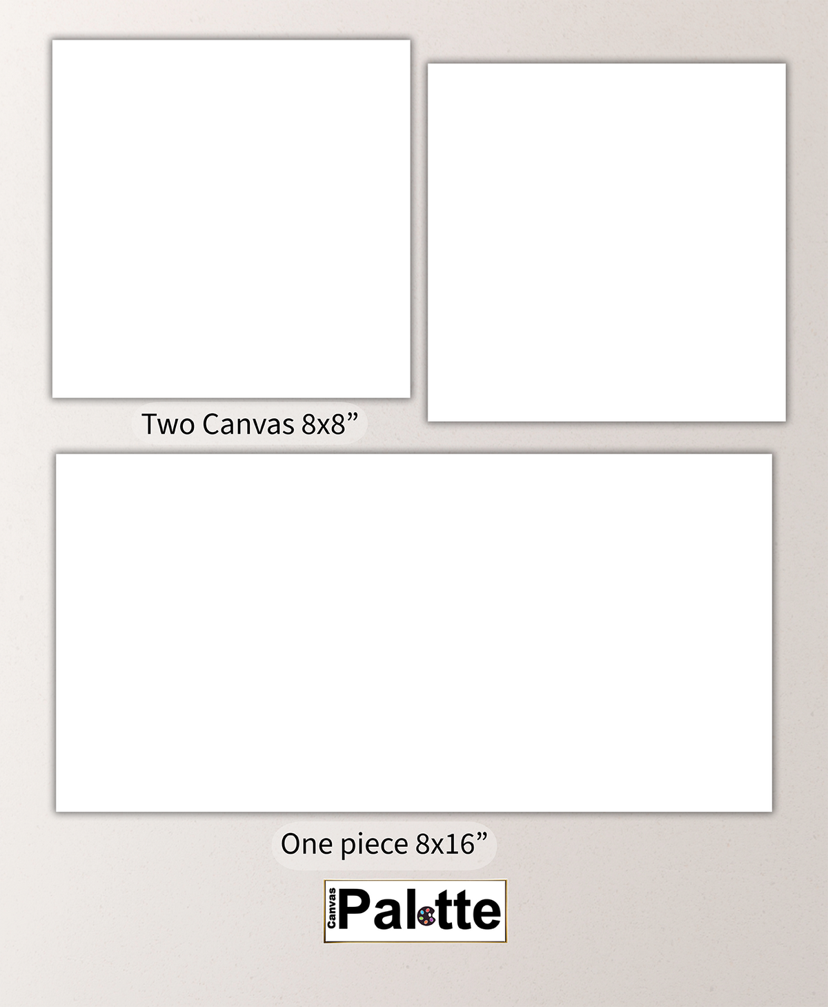 Stacked Story – 3-Piece Vertical Canvas Set for Portrait Displays