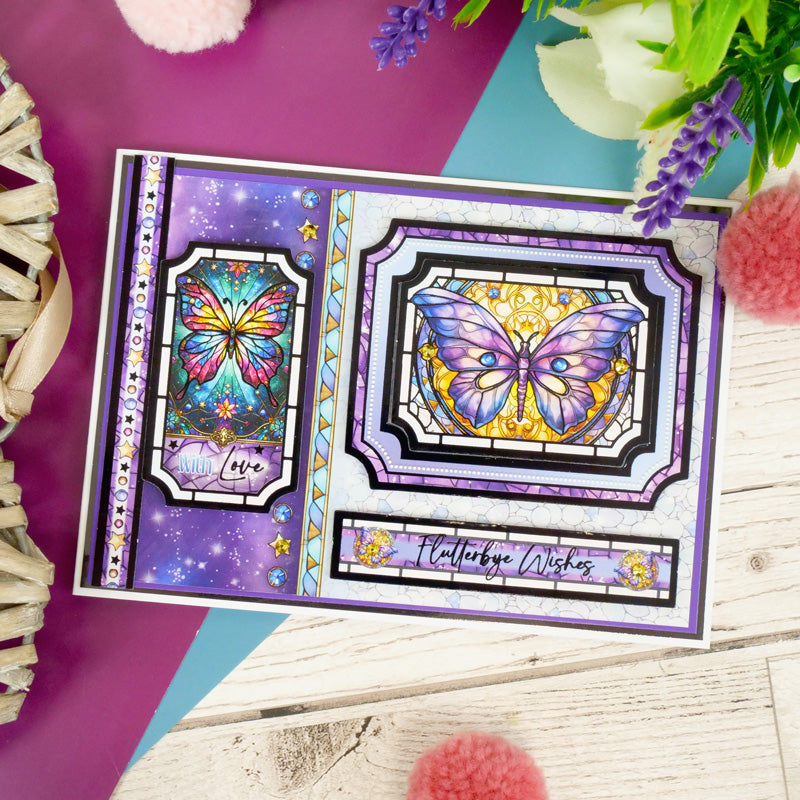Stained Glass Mystical Worlds Luxury Topper Collection