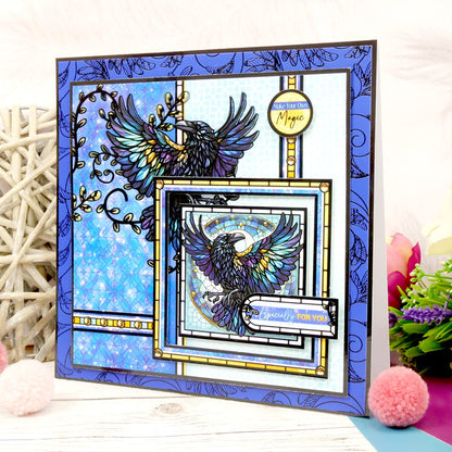 Stained Glass Mystical Worlds Luxury Topper Collection
