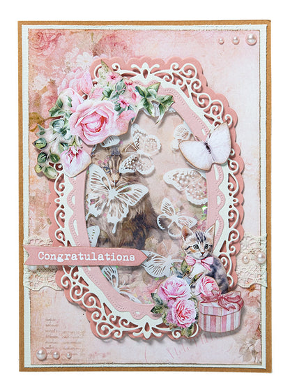 SL Designer Paper Pad Background Paper A Cat's Secret 36 Sheets