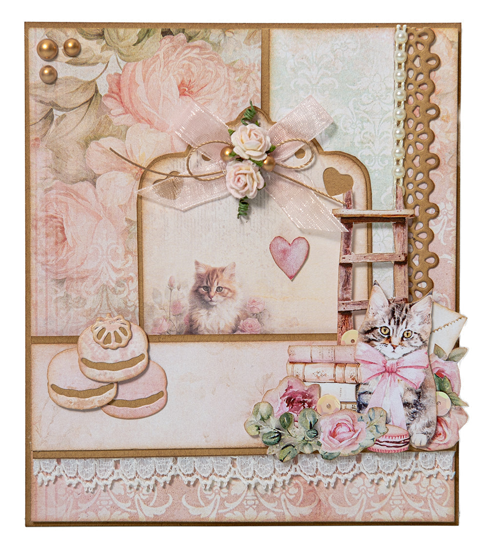 SL Designer Paper Pad Background Paper A Cat's Secret 36 Sheets