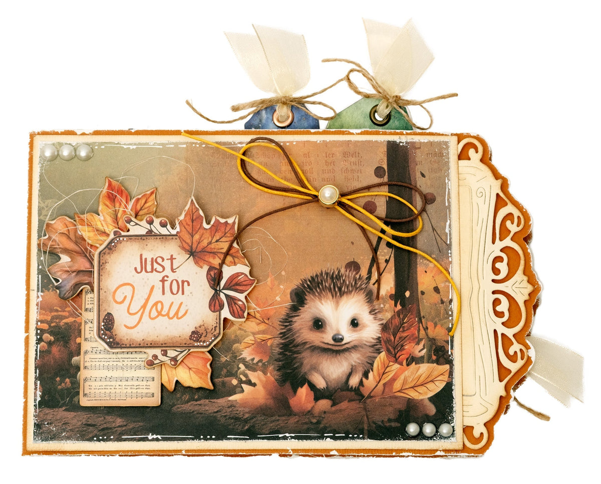 SL Cutting Die Wooden Frame Charming Autumn 4 Pieces