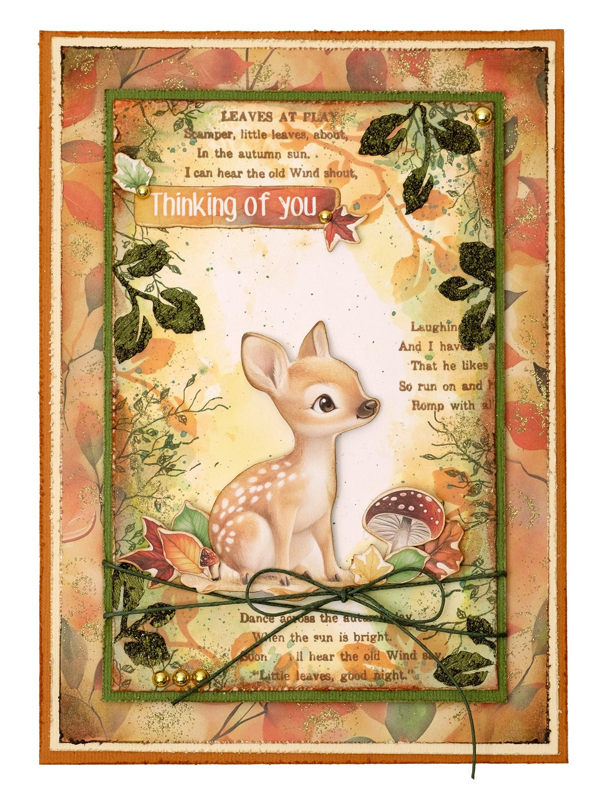 SL Designer Paper Pad Background Papers Charming Autumn 36 Sheets