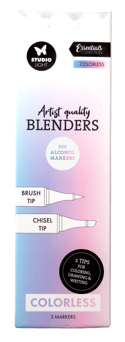 SL Alcohol Markers Colorless Blenders Essentials 45x151x13mm 3 Pieces
