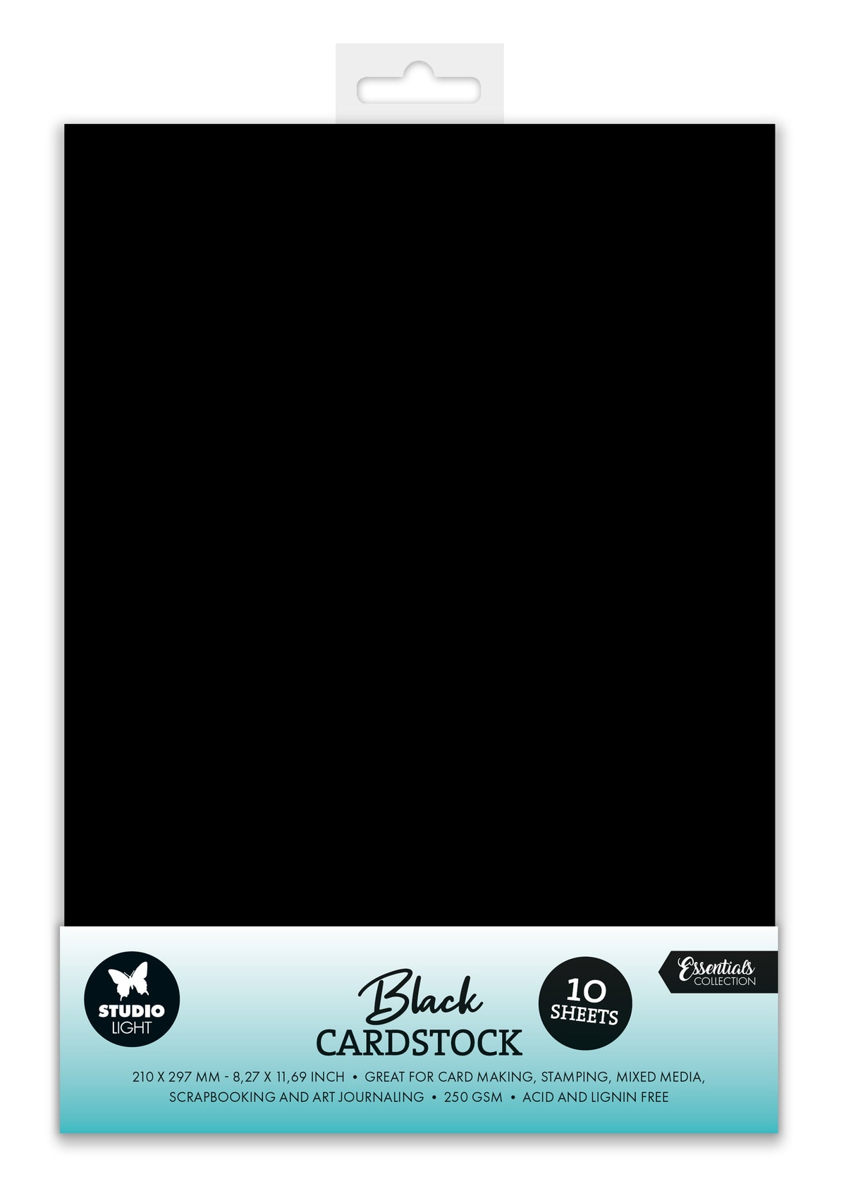 SL Papier Set Consommables Papier cartonné noir 250 g/m² 10 FEUILLES