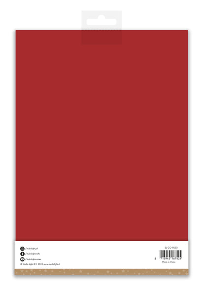 SL Paper Set Christmas Red Consumables 10 Sheets