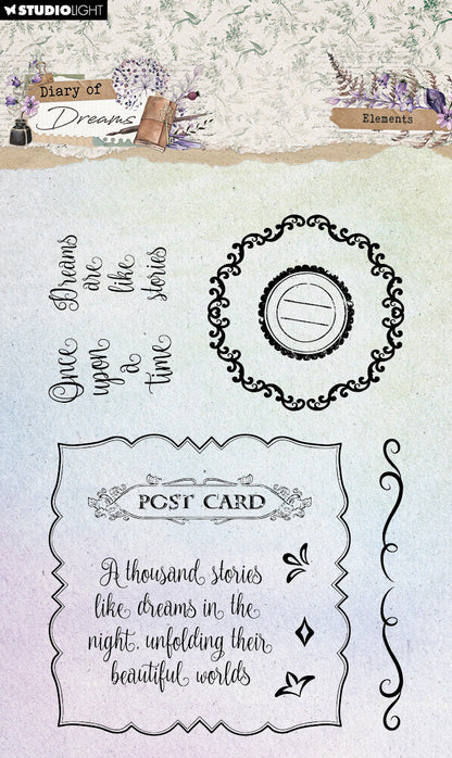 SL Clear Stamps Elements Diary of Dreams 11 PC