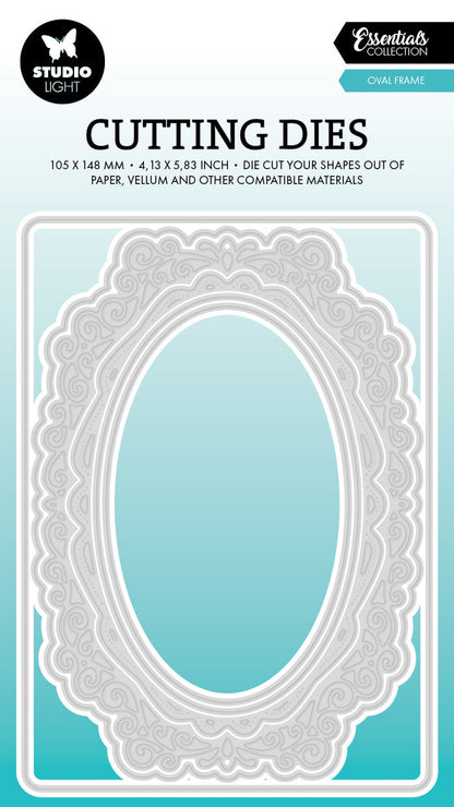 SL Cutting Die Oval Frame Essentials 6 Pieces