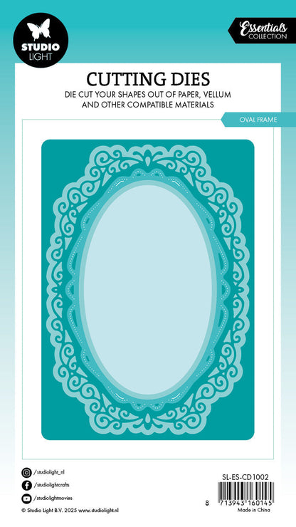 SL Cutting Die Oval Frame Essentials 6 Pieces