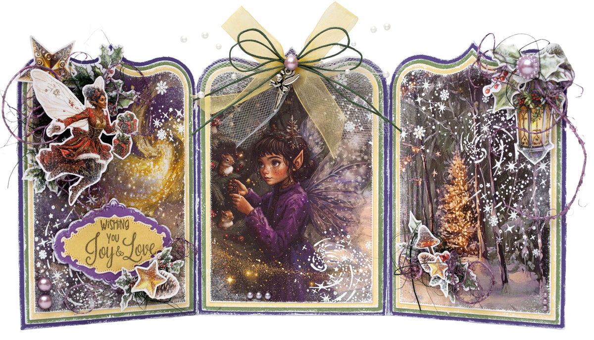SL Designer Paper Pad Fairy Christmas Essentials 36 Sheets
