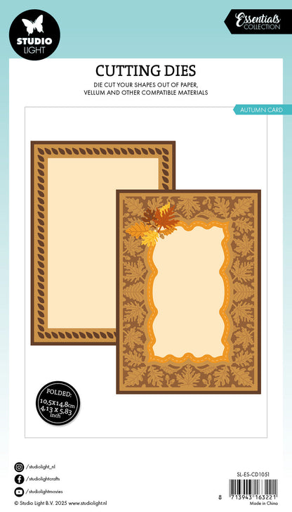 SL Cutting Die Autumn Card Essentials 17 Pieces