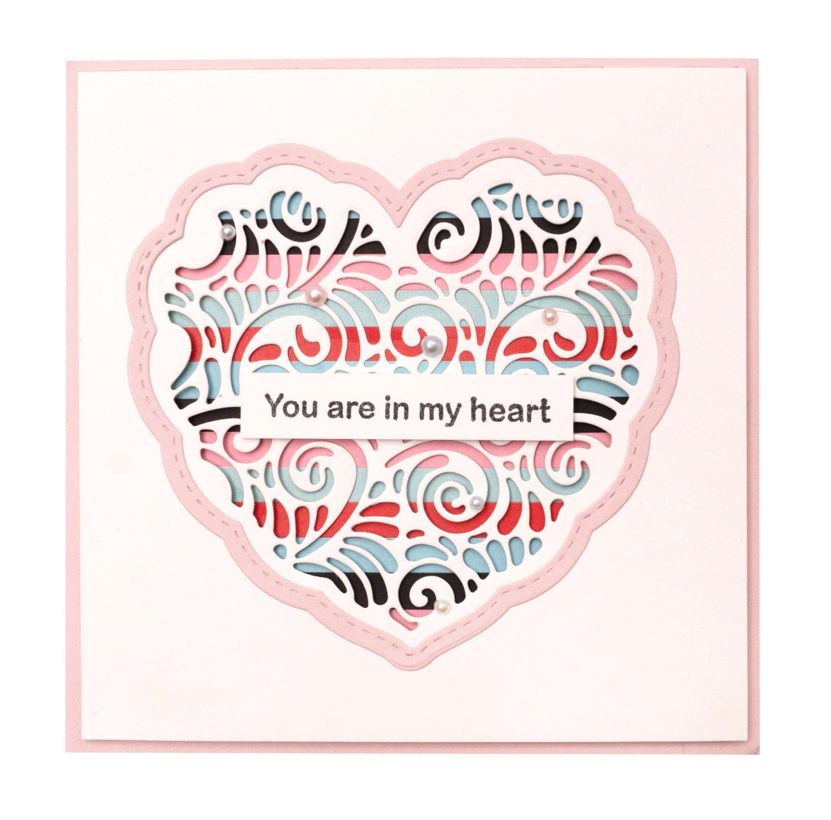 SL Cutting Die Romantic Heart Essentials 102x97x1mm 3 PC nr.220