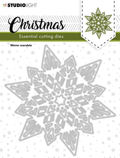 SL Matrices de découpe Étoile de Noël Mandala Essentiels 110x110x1mm 1 PC nr.249