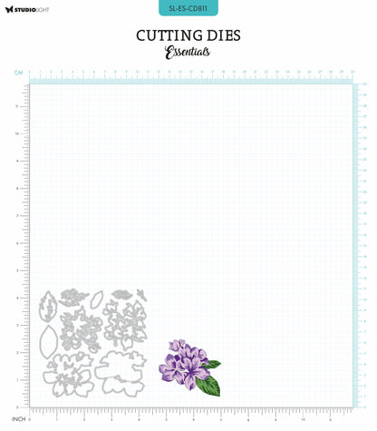 Matrice de découpe multicouche SL - Bouquet de fleurs Essentiels 10 pièces