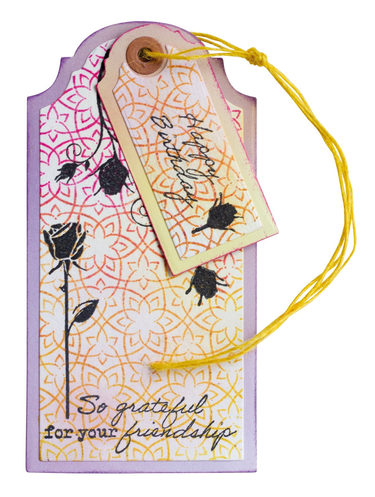 SL Tampon transparent Motifs floraux essentiels 1 pièce
