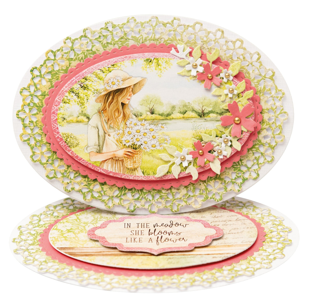 SL Die-Cut Paper Pad Paper Elements Spring Meadow 20 SH