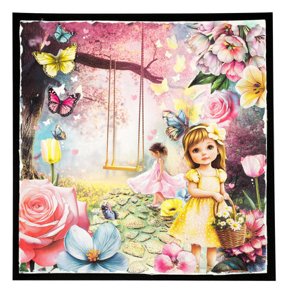 SL Collage Paper Pad Fluttering Flowers Essentials 24 Sheets